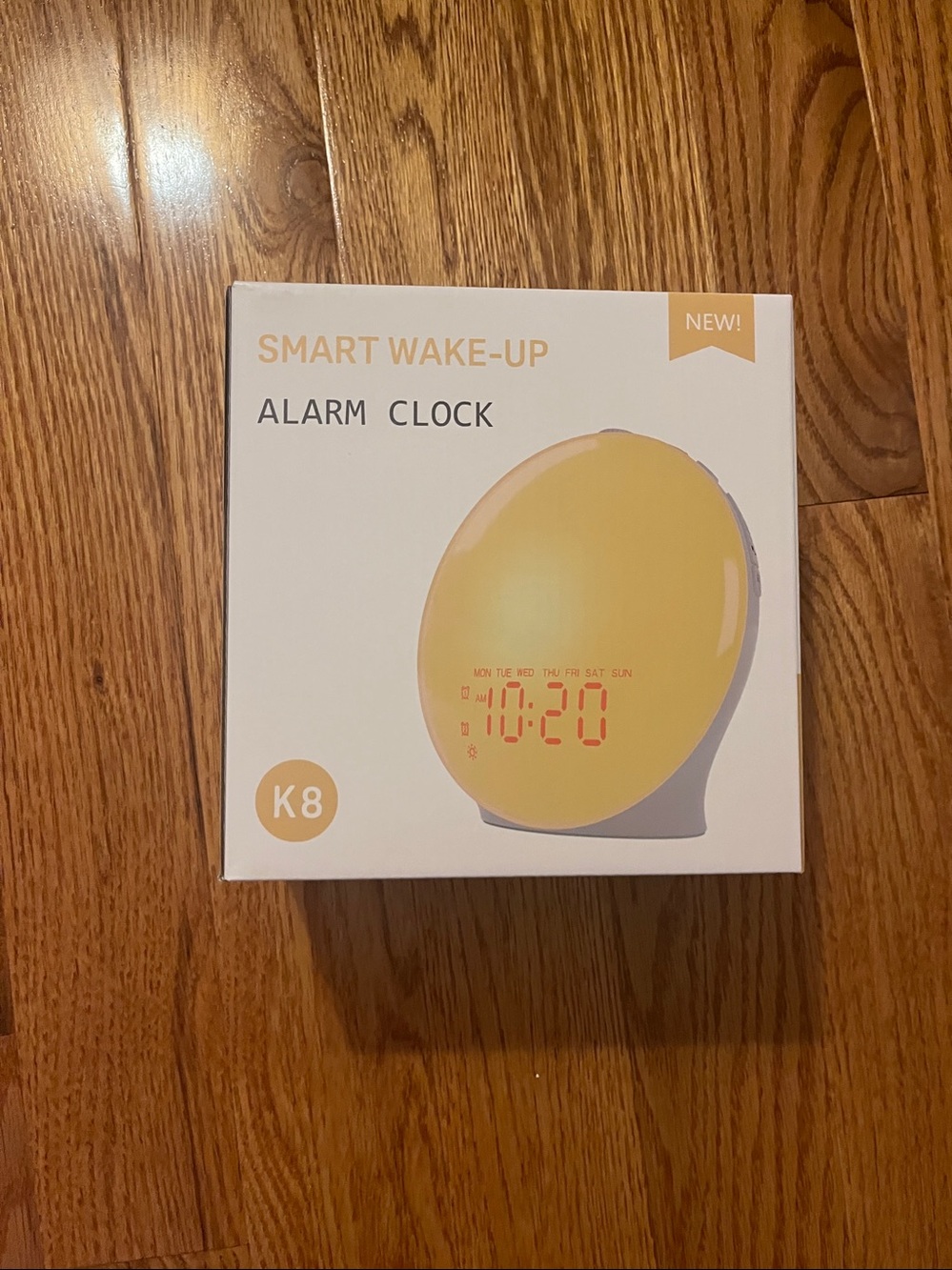 Smart Wake-Up Alarm Clock - Yellow